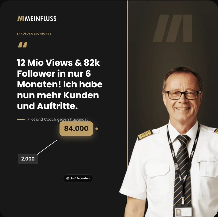 12 Mio Views und 82k Follower in nur 6 Monaten